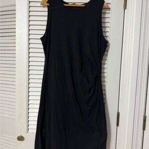 Michael Kors Asymetrical Black Sleeveless Dress